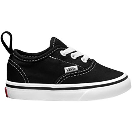 Vans - Authentic Elastic Lace Shoe - Toddler Boys' - (elastic Lace) Black/True White