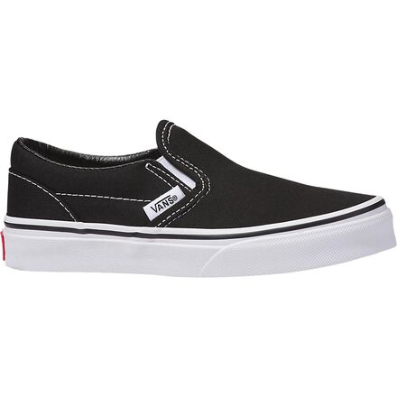 Vans - Classic Slip-On Skate Shoe - Kids' - Black/True White