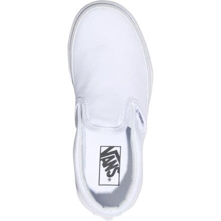 Vans - Classic Slip-On Skate Shoe - Kids' - Black/True White