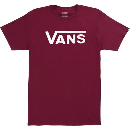 Vans - Classic Short-Sleeve T-Shirt - Men's - Burgundy/White