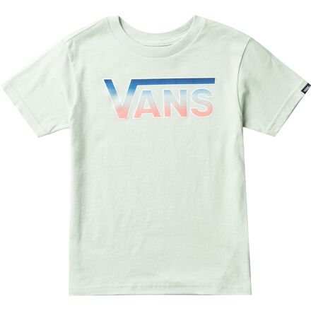 Vans - Classic Logo Fill Shirt - Toddlers' - Celadon Green/Melon Gradient