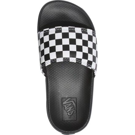 Vans - La Costa Slide-On Shoe - Kids' - (Checkerboard) White