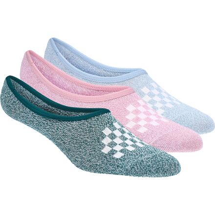 Vans - Classic Marled Canoodles Sock - 3-Pack - Women's - Ashley Blue