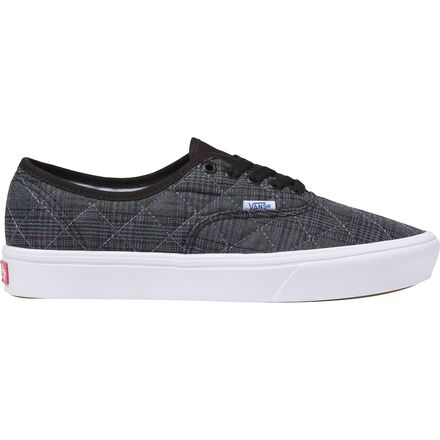 Vans - Quilted Suiting ComfyCush Authentic Shoe - (Quilted Suiting) Plaid/Black