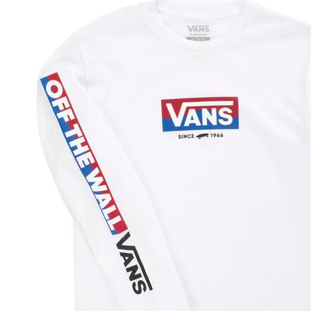 Vans - Easy Logo Long-Sleeve Shirt - Boys'