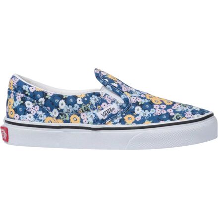 Vans - Floral Classic Slip-On Shoe - Kids' - (Floral) True Navy/Multi