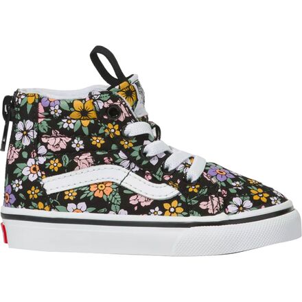 Vans - Floral Sk8-Hi Zip Skate Shoe - Toddler Girls'
