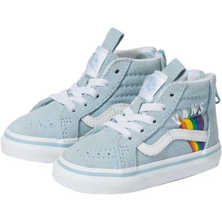 Vans - Rainbow Sk8-Hi Zip Skate Shoe - Toddler Girls'
