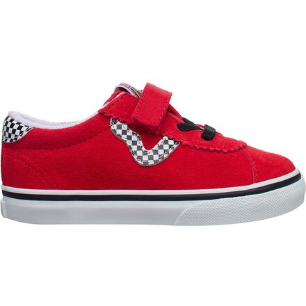 Vans - Checkerboard Sport V Shoe - Toddlers' - (Checkerboard) High Risk Red/True White