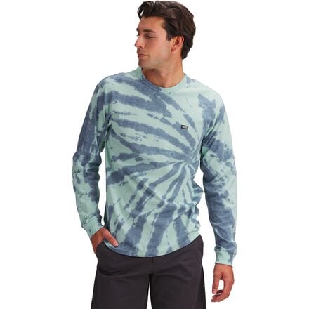 Vans - Off The Wall Classic Burst Long-Sleeve T-Shirt - Men's - Aquatic/Tie Dye