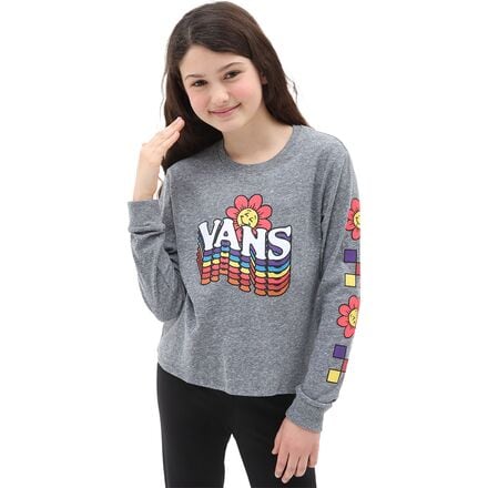 Vans - Smile Repeater Shorty Long-Sleeve Shirt - Girls'