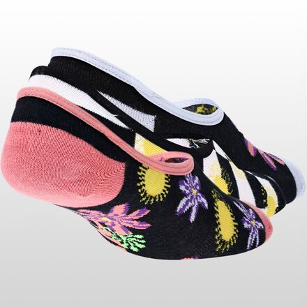 Vans - Portal Floral Canoodle Sock - 3-Pack - Women's