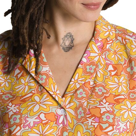 Vans - Resort Floral Woven Short-Sleeve Shirt - Women's