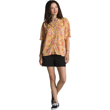 Vans - Resort Floral Woven Short-Sleeve Shirt - Women's