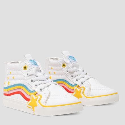 Vans - SK8-Hi Zip Rainbow Star Shoe - Toddlers'