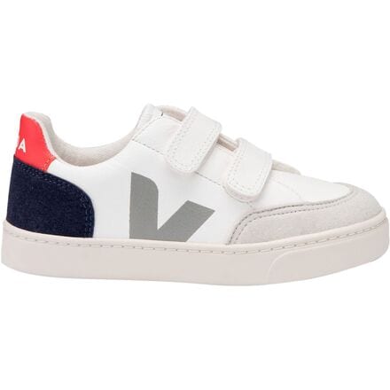 Veja - V-12 Velcro Sneaker - Kids' - Extra White Multico Nautico