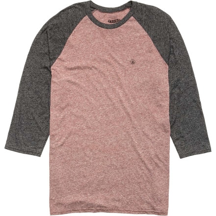 Volcom - Mock Twist Raglan Slim T-Shirt - 3/4-Sleeve - Men's