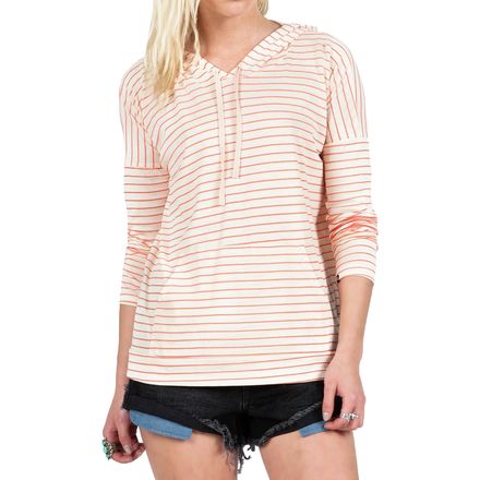 Volcom - Lived In Stripe Pullover Hoodie - Women's