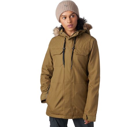 volcom shadow insulated jacket copper