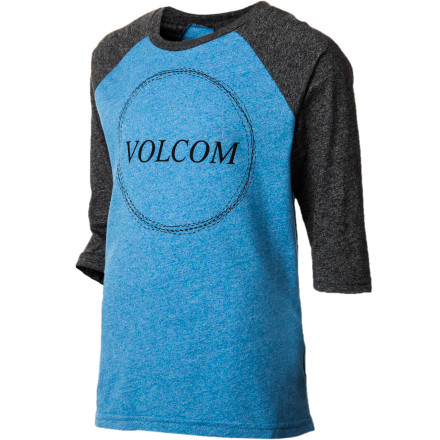 Volcom Raglan Volcom Cleaner Raglan T-Shirt - 3/4-Sleeve - Boys' - Kids