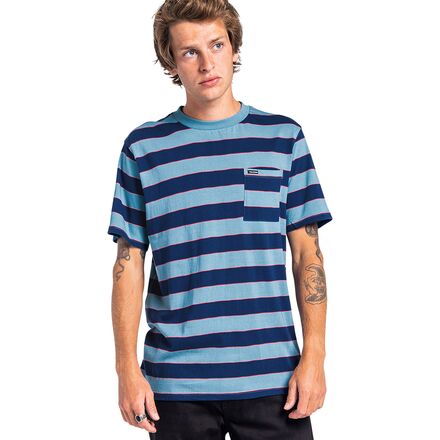 Volcom - Maxer Stripe Crew Short-Sleeve T-Shirt - Men's - Blueprint
