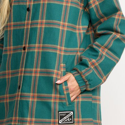 Volcom - Insulated Riding Flannel Jacket - Women's