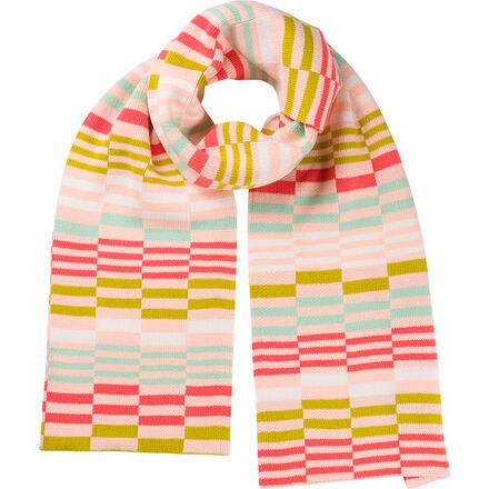Verloop - Albers Checkerboard Scarf - Blush/Melon