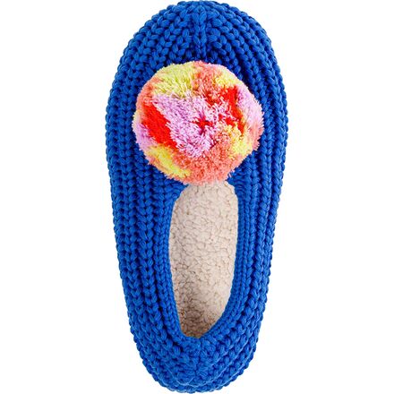 Verloop - Marble Pom Rib Slipper - Women's - Cobalt