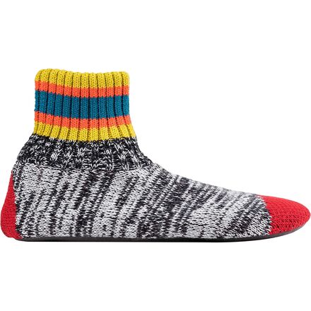 Verloop - Varsity Sock Slippers - Black/White/Marl
