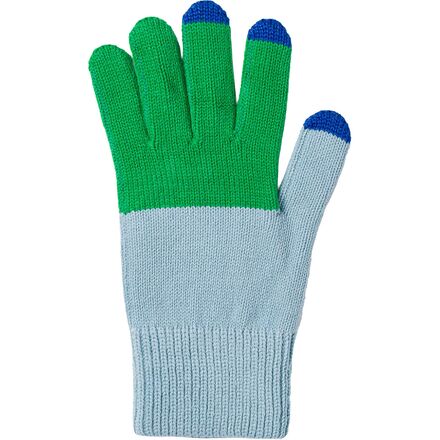 Colorblock Knit Touchscreen Glove