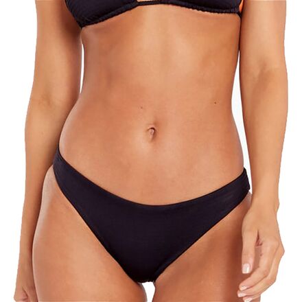 Vitamin A - Midori Classic Cut Bikini Bottom - Women's - Black EcoTex