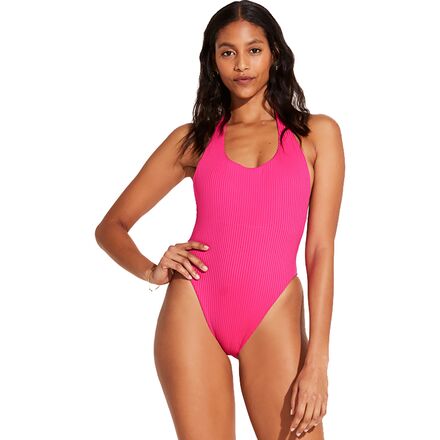Vitamin A - Alia One-Piece Swimsuit - Women's - Zinnia EcoRib