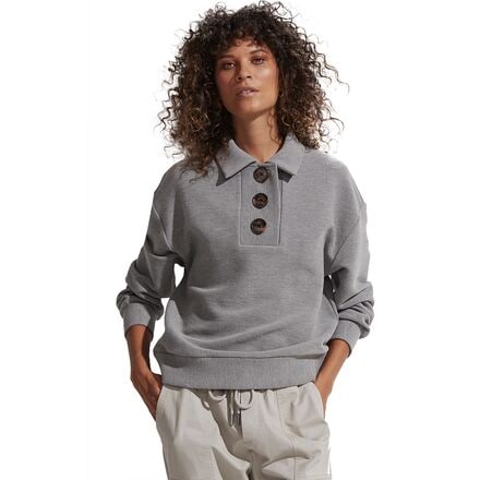 Varley - Andale Sweatshirt - Women's - Grey Marl