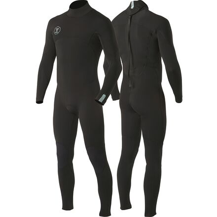 Vissla - 7 Seas 3/2 Back Zip Wetsuit - Men's - Black