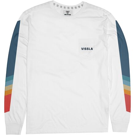 Vissla - Bikeride Long-Sleeve Pocket T-Shirt - Boys' - White