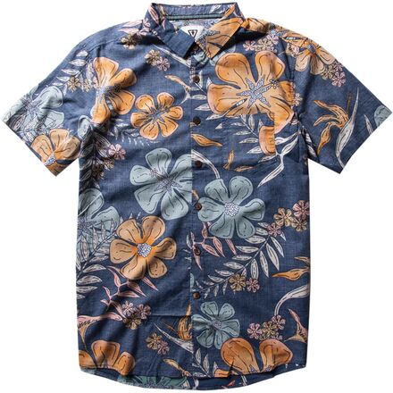Vissla - Garden Isle Short-Sleeve Shirt - Men's - Dark Denim