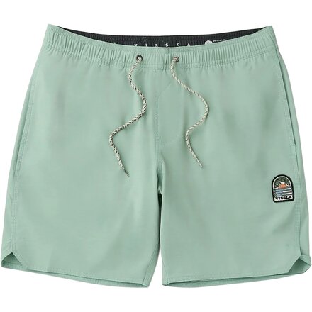 Vissla - Solid Sets 17.5in Ecolastic Short - Men's - Aloe