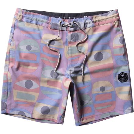 Vissla - Minds Eye 17in Boardshort - Boys' - Dusty Rose