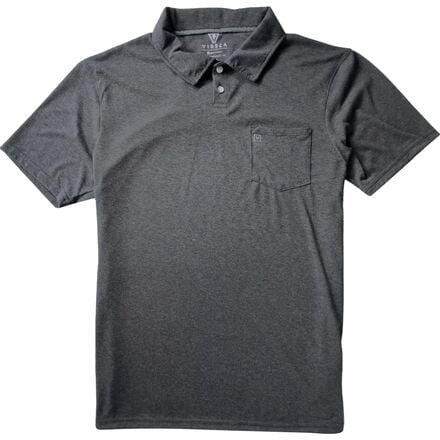 Vissla - Hy-Lite Eco Polo Shirt - Men's - Black Heather