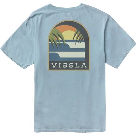 Vissla - Out The Window Premium Pocket T-Shirt - Men's - Chambray