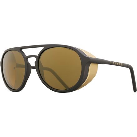 Vuarnet - Ice 1709 Sunglasses - Matte Black/Matte Gold/Black/Pure Brown Bronze Flash