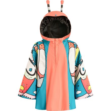 WeeDo - HOLLY Butterfly Rain Cape - Toddlers' - Peach Pink Print