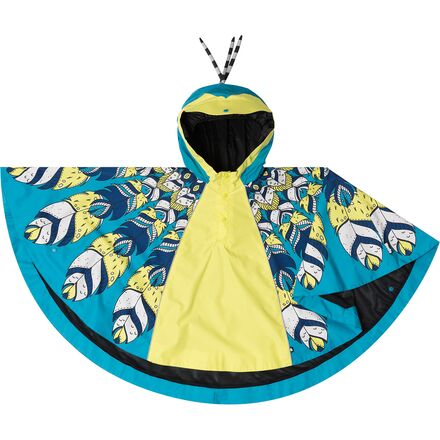WeeDo - BIRDY Bird Regencape - Toddlers' - Lemon Tonic Feather Print