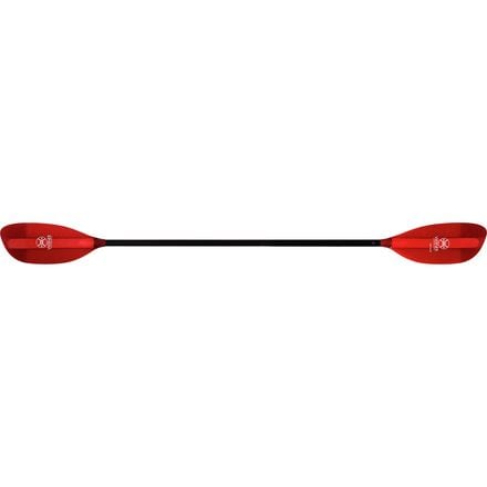Werner - Pack-Tour M Fiberglass 4-Piece Paddle - Straight Shaft - Red