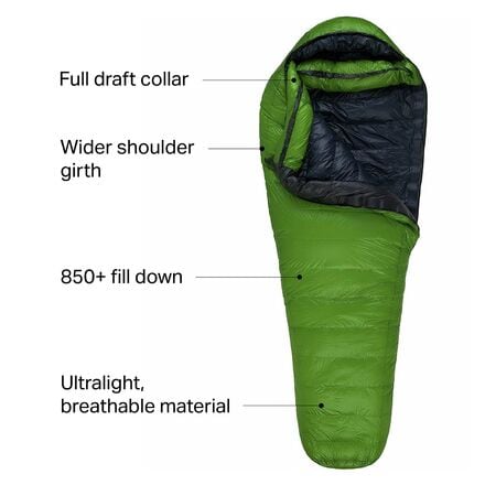 Western Mountaineering - Versalite Sleeping Bag: 10F Down