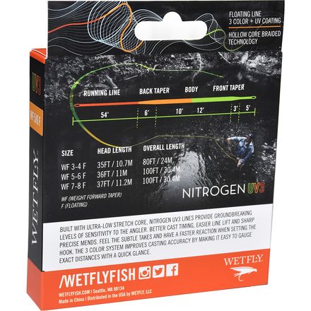 Wetfly - Nitrogen UV3 Line WF3/4F