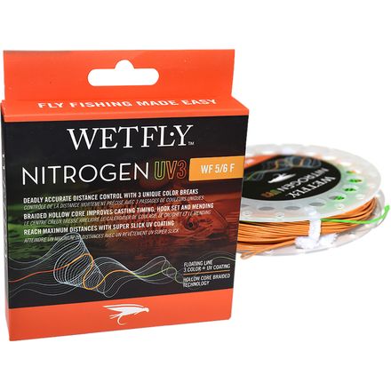 Wetfly - Nitrogen UV3 Line WF5/6F - Orange/Brown/Green