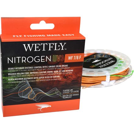 Wetfly - Nitrogen UV3 Line WF7/8F - Orange/Brown/Green