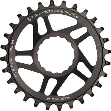 Wolf Tooth Components - Drop Stop Race Face Cinch Direct Mount Chainring - Boost - Black
