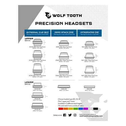 Wolf Tooth Components - Performance IS41/28.6 Upper Headset Assembly